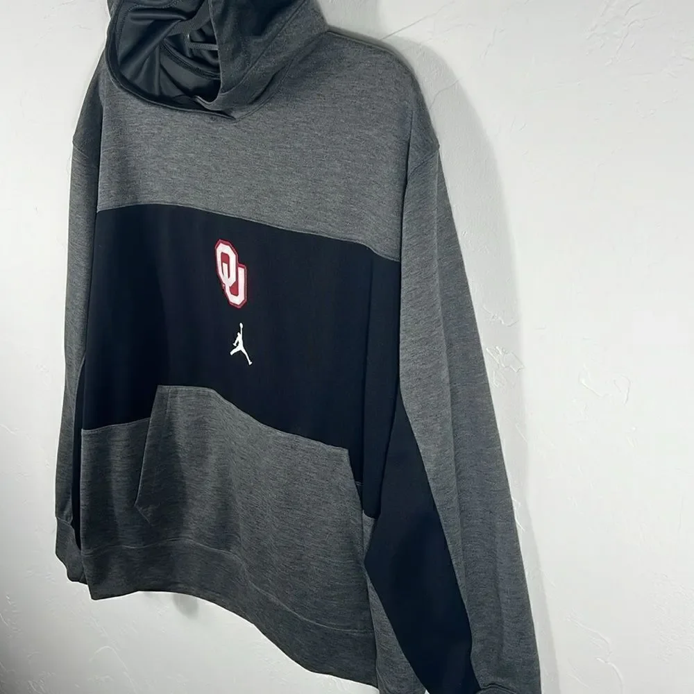 🔥🔥 Vintage OKLAHOMA SOONERS Nike Jordan Brand HOODIE Sweatshirt XL - PERFECT‎